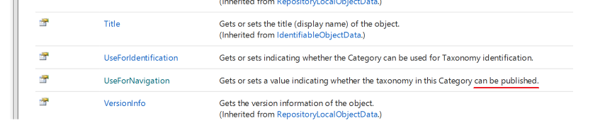 The documentation for the UseForNavigation property
